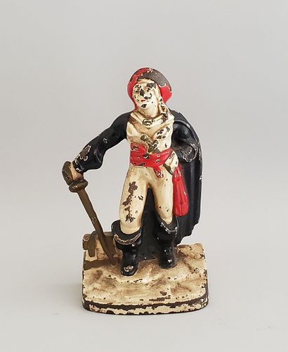 ANTIQUE CAST IRON PIRATE