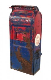 ANTIQUE CAST IRON USPS MAIL DR