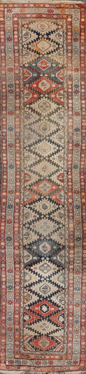 ANTIQUE CAUCASIAN HAND KNOTTED