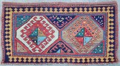 ANTIQUE CAUCASIAN KAZAK MAFRAS