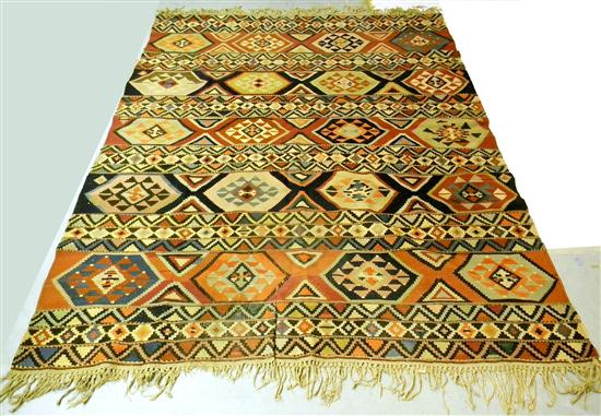 Antique Caucasian Kilim  7' x 12'