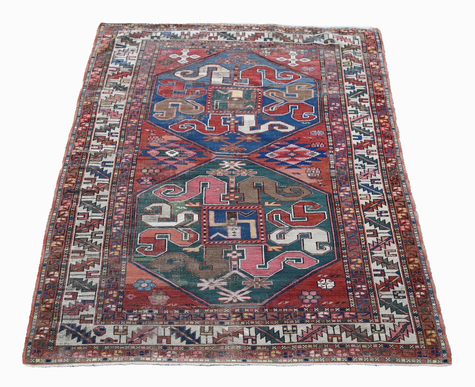 ANTIQUE CAUCASIAN LORI PAMBAK RUG -