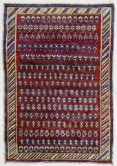 Antique Caucasian Oriental Rug