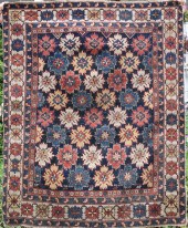ANTIQUE CAUCASIAN SCATTER RUG.