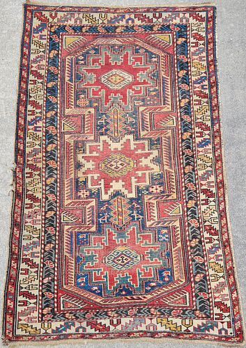 ANTIQUE CAUCASIAN SHIRVAN STAR