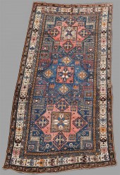 ANTIQUE CAUCASIAN WOOL RUGANTI