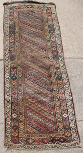 ANTIQUE CAUCASUS GENDGE RUG ap