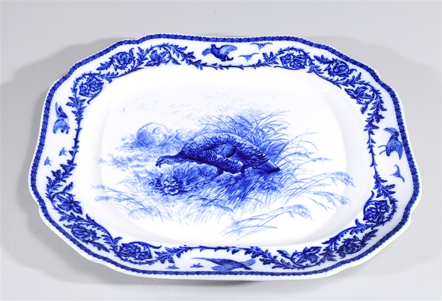 Antique Cauldon England flow blue