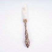 ANTIQUE CAVIAR STERLING SILVER