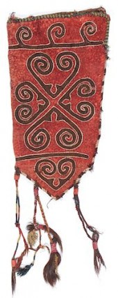 ANTIQUE CENTRAL ASIAN FELTED B