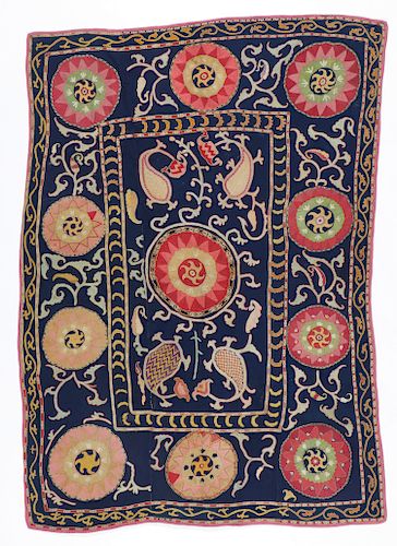 ANTIQUE CENTRAL ASIAN SUZANI,