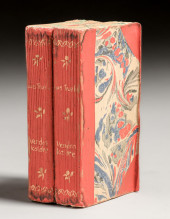 ANTIQUE CERAMIC FAUX BOOKS STA
