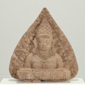 ANTIQUE CHAMPA STYLE CARVED ST
