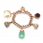 ANTIQUE CHARM BRACELET WITH VI