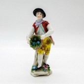 ANTIQUE CHELSEA MINIATURE FIGU
