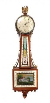 ANTIQUE CHELSEA REVERSE PAINTE