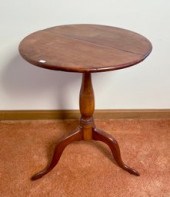 Antique cherry candlestand wit