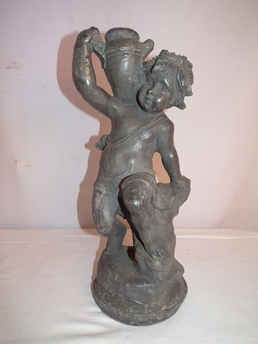 ANTIQUE CHERUB FOUNTAIN19th century