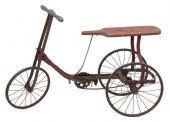 ANTIQUE CHILD'S IRON-FRAME VEL
