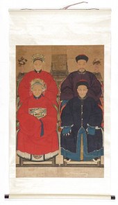 ANTIQUE CHINESE ANCESTOR SCROL