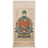 ANTIQUE CHINESE ANCESTOR SCROL