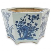 ANTIQUE CHINESE BLUE AND WHITE