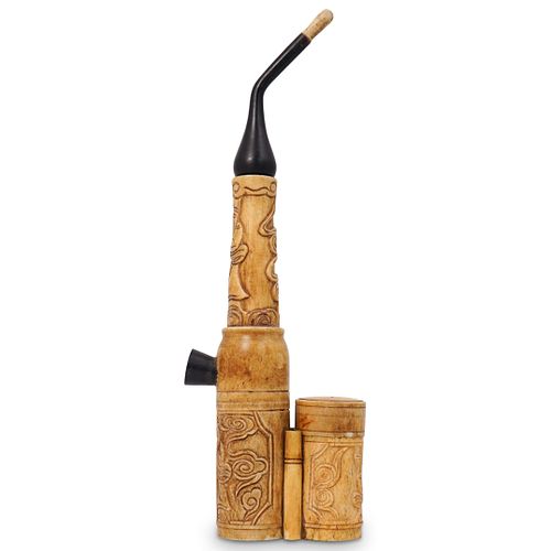 ANTIQUE CHINESE BONE OPIUM