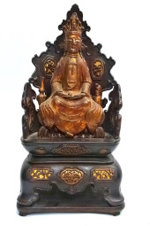ANTIQUE CHINESE BRONZE BUDDHA