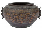 ANTIQUE CHINESE BRONZE GOLD SP