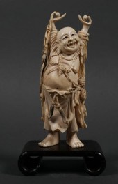 ANTIQUE CHINESE BUDDHA IVORY S