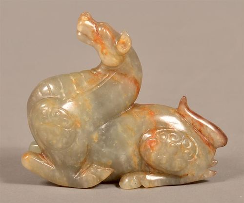 ANTIQUE CHINESE CARVED JADE