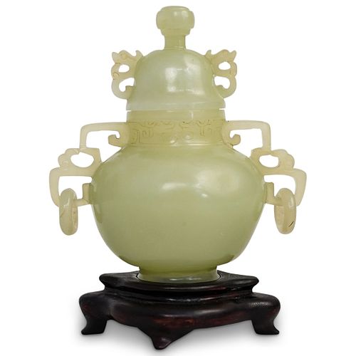ANTIQUE CHINESE CARVED JADE