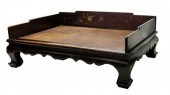 ANTIQUE CHINESE CARVED WOVEN T