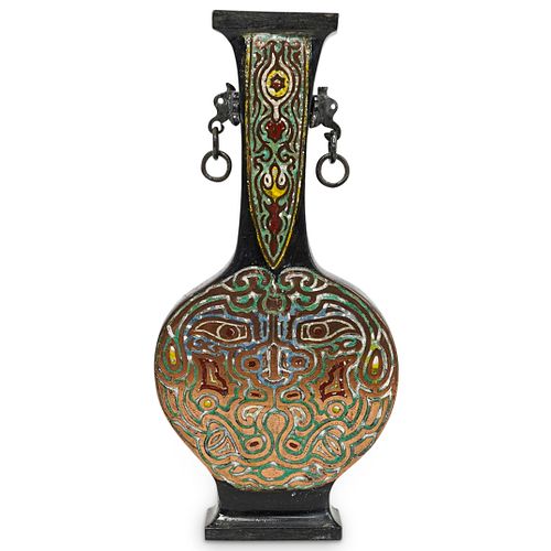 ANTIQUE CHINESE CHAMPLEVE BRONZE