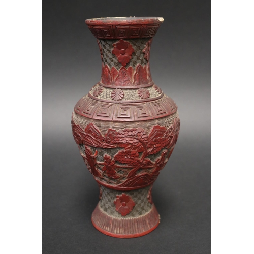 Antique Chinese cinnabar lacquer
