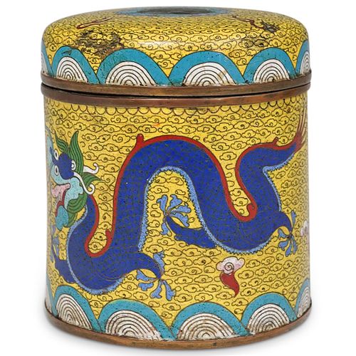 ANTIQUE CHINESE CLOISONNE TEA