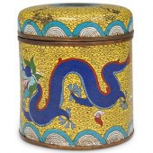 ANTIQUE CHINESE CLOISONNE TEA