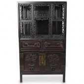 ANTIQUE CHINESE CURIO CABINETD