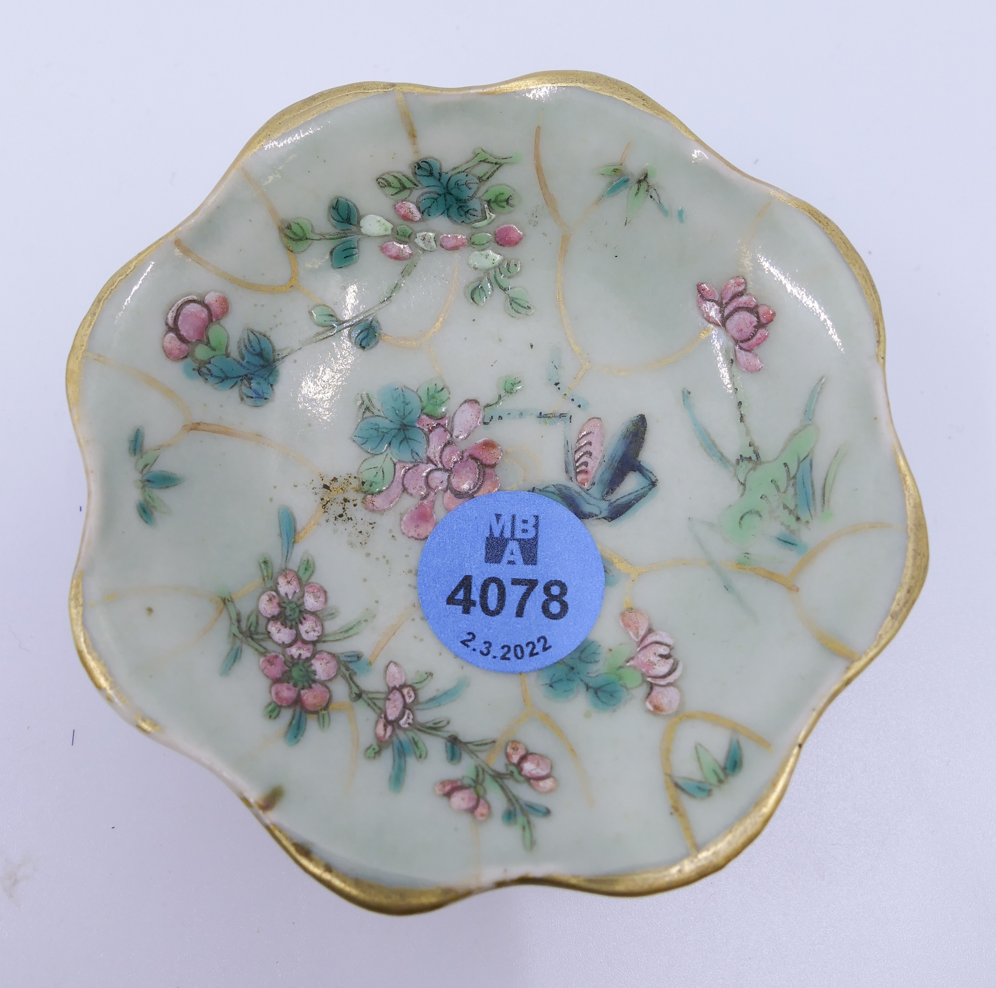 Antique Chinese Decorated Celadon