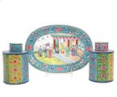 ANTIQUE CHINESE ENAMEL TEA CAD