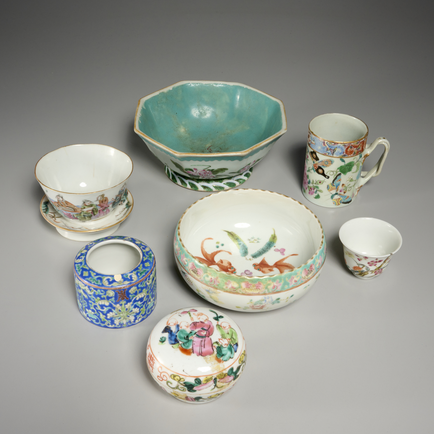 ANTIQUE CHINESE ENAMELED