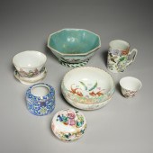 ANTIQUE CHINESE ENAMELED PORCE