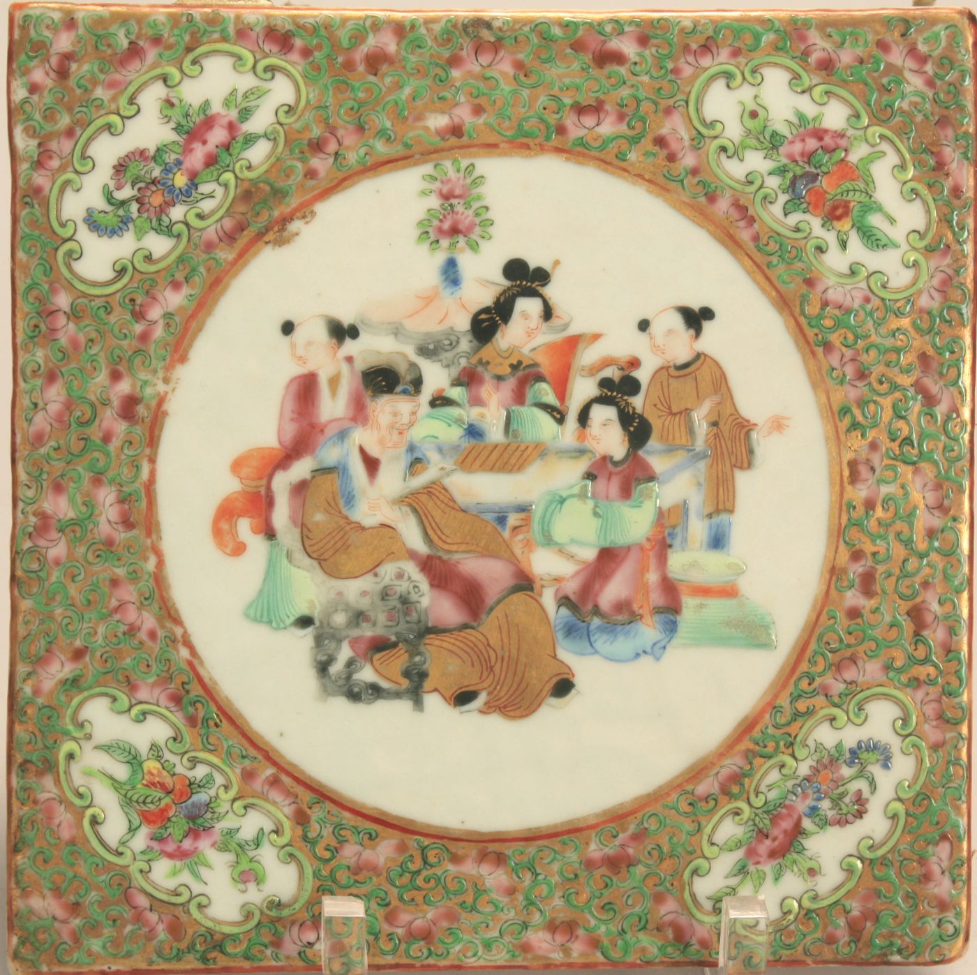 ANTIQUE CHINESE EXPORT ROSE