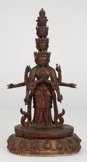 ANTIQUE CHINESE FIGURE OF BODH