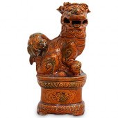 ANTIQUE CHINESE FOO DOG JOSS S