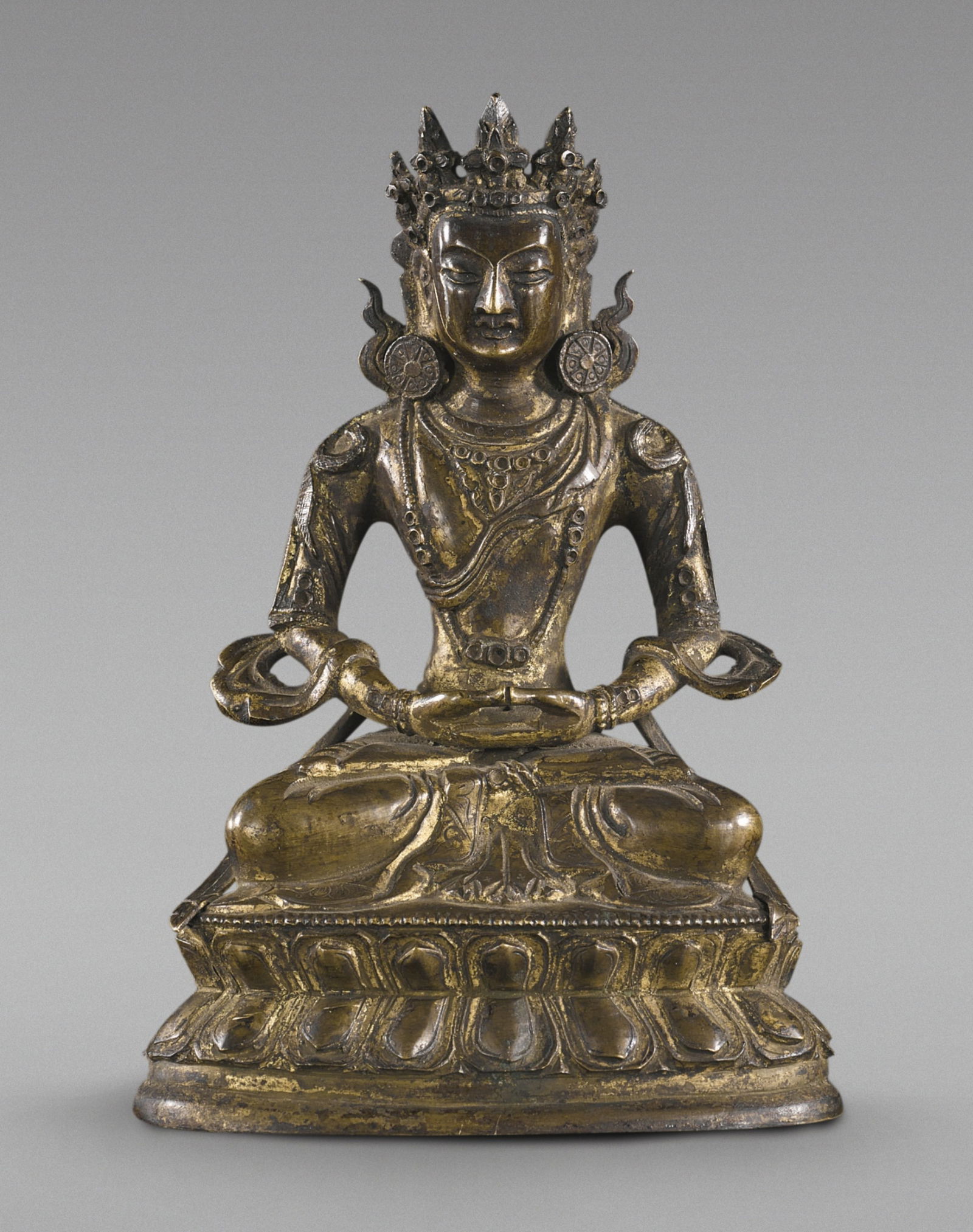 ANTIQUE CHINESE GILT BRONZE