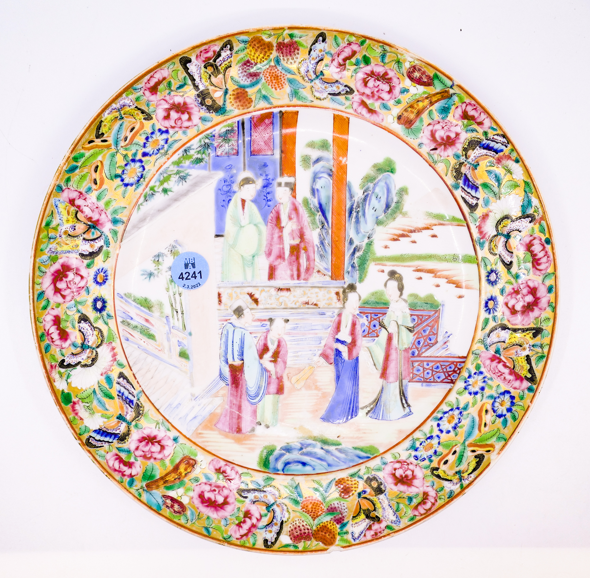 Antique Chinese Gilt Canton
