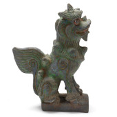 ANTIQUE CHINESE GLAZED CERAMIC