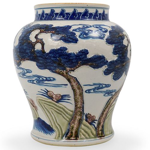 ANTIQUE CHINESE GLAZED DRAGON