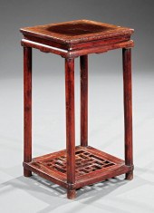 ANTIQUE CHINESE HARDWOOD STAND
